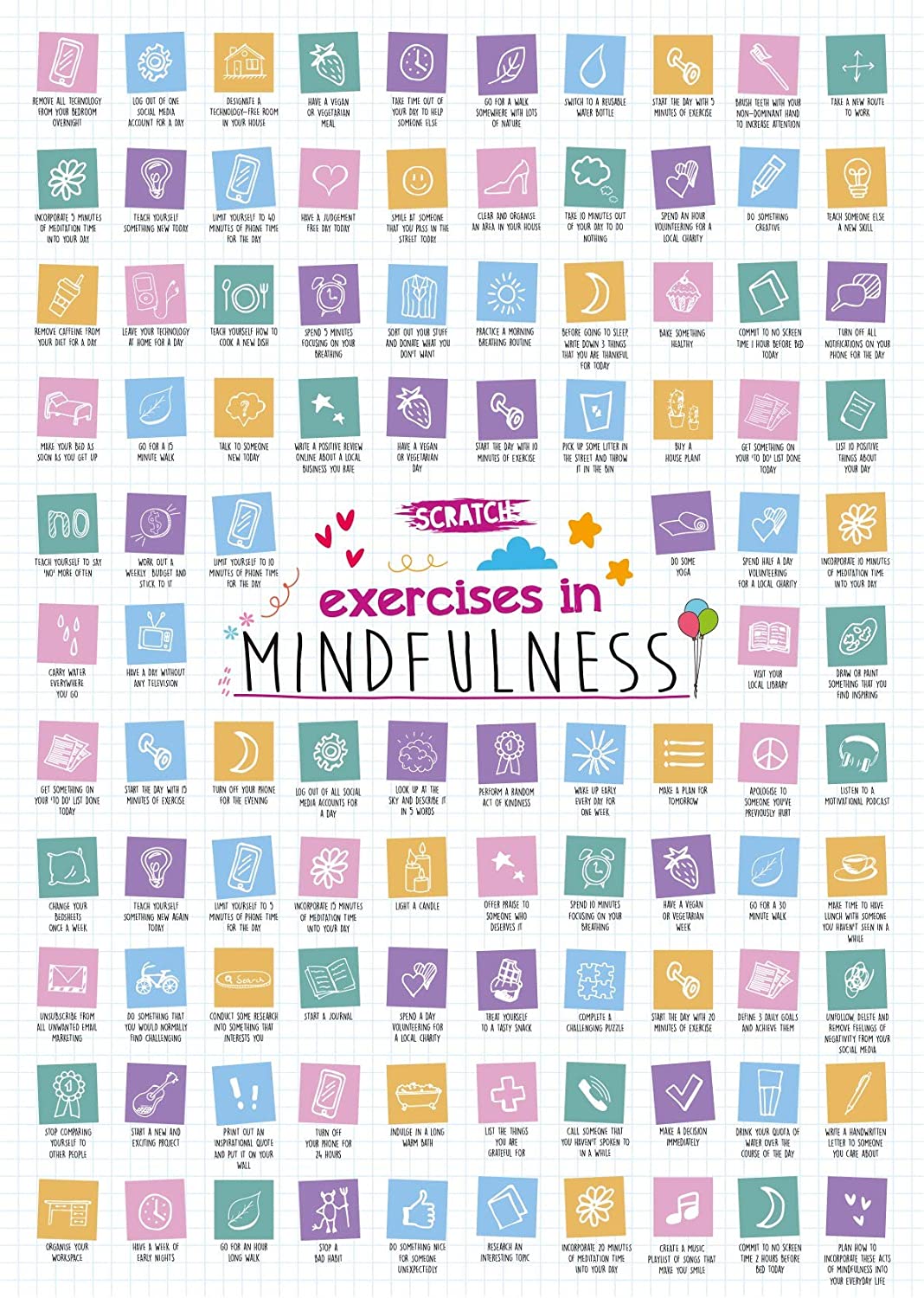 Mindfulness Scratch Poster