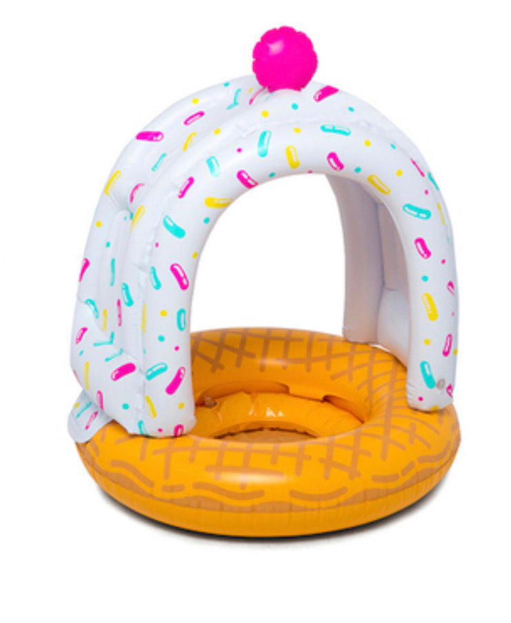 Baby/toddler pool floats with canopy
