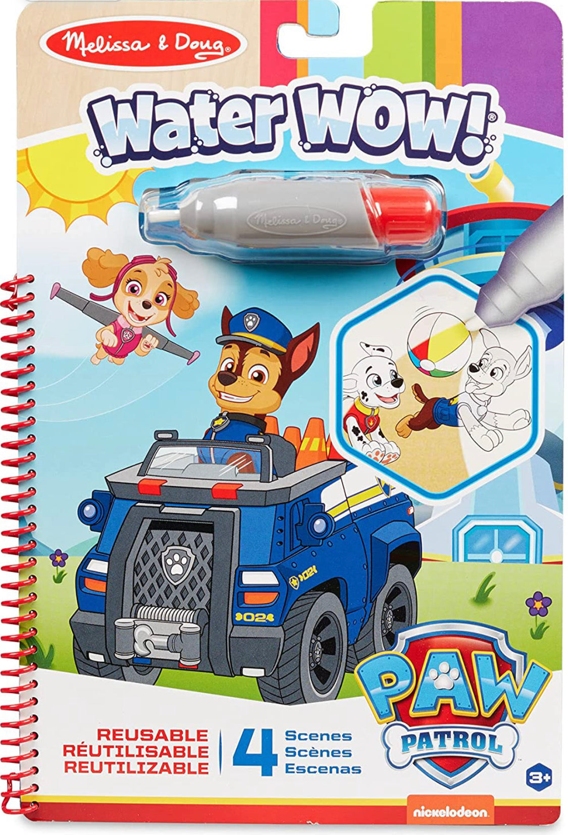 Paw Patrol Water Wow! Colouring book