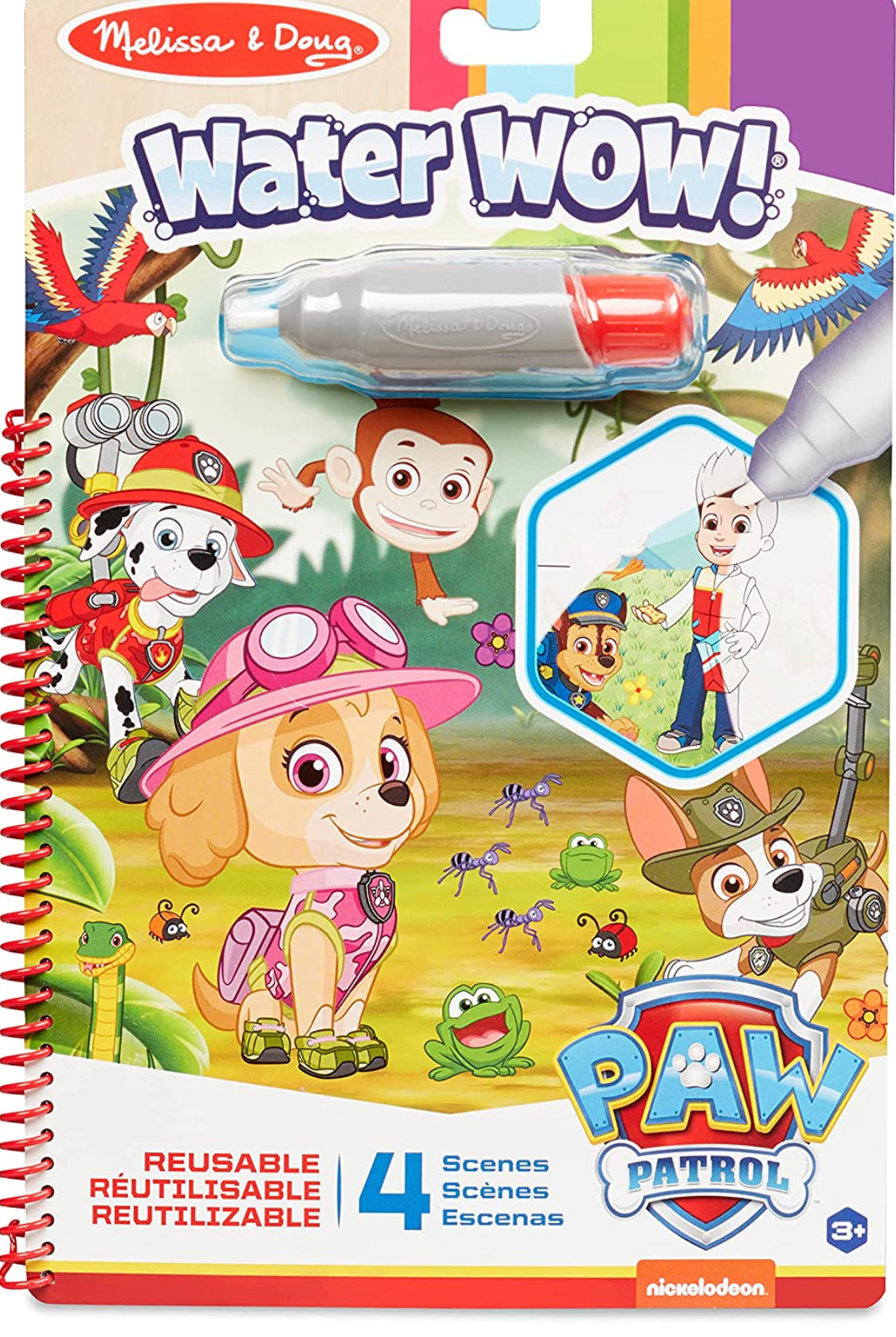Paw Patrol Water Wow! Colouring book