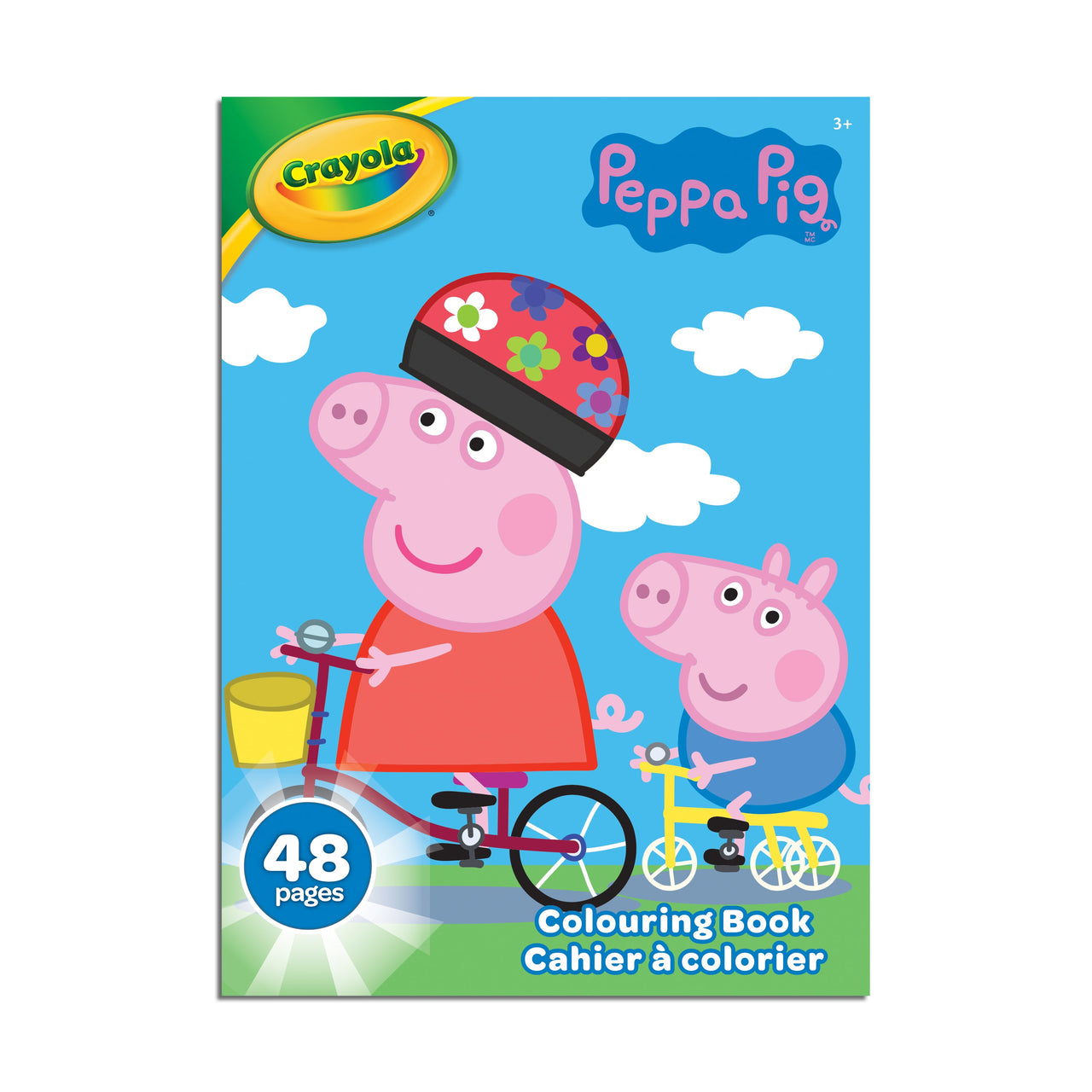 Crayola Colouring Book- Peppa Pig + Paw Patrol